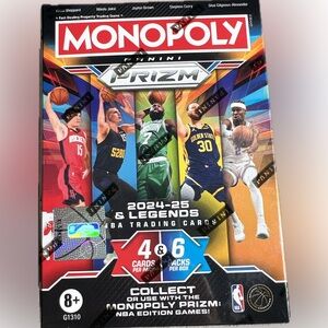 Monopoly Panini Prizm: 2024-25 NBA Basketball Trading Cards Booster Box